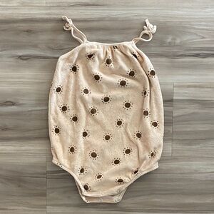 Rylee + Cru 18-24 month Cream Sun Print Romper